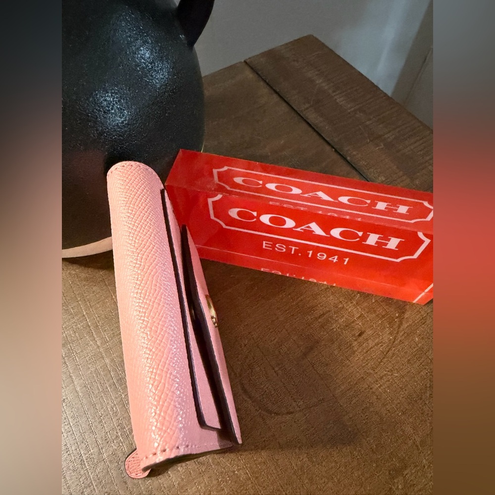 Coach Wyn Compact Pink Wallet - Picture 4 of 11